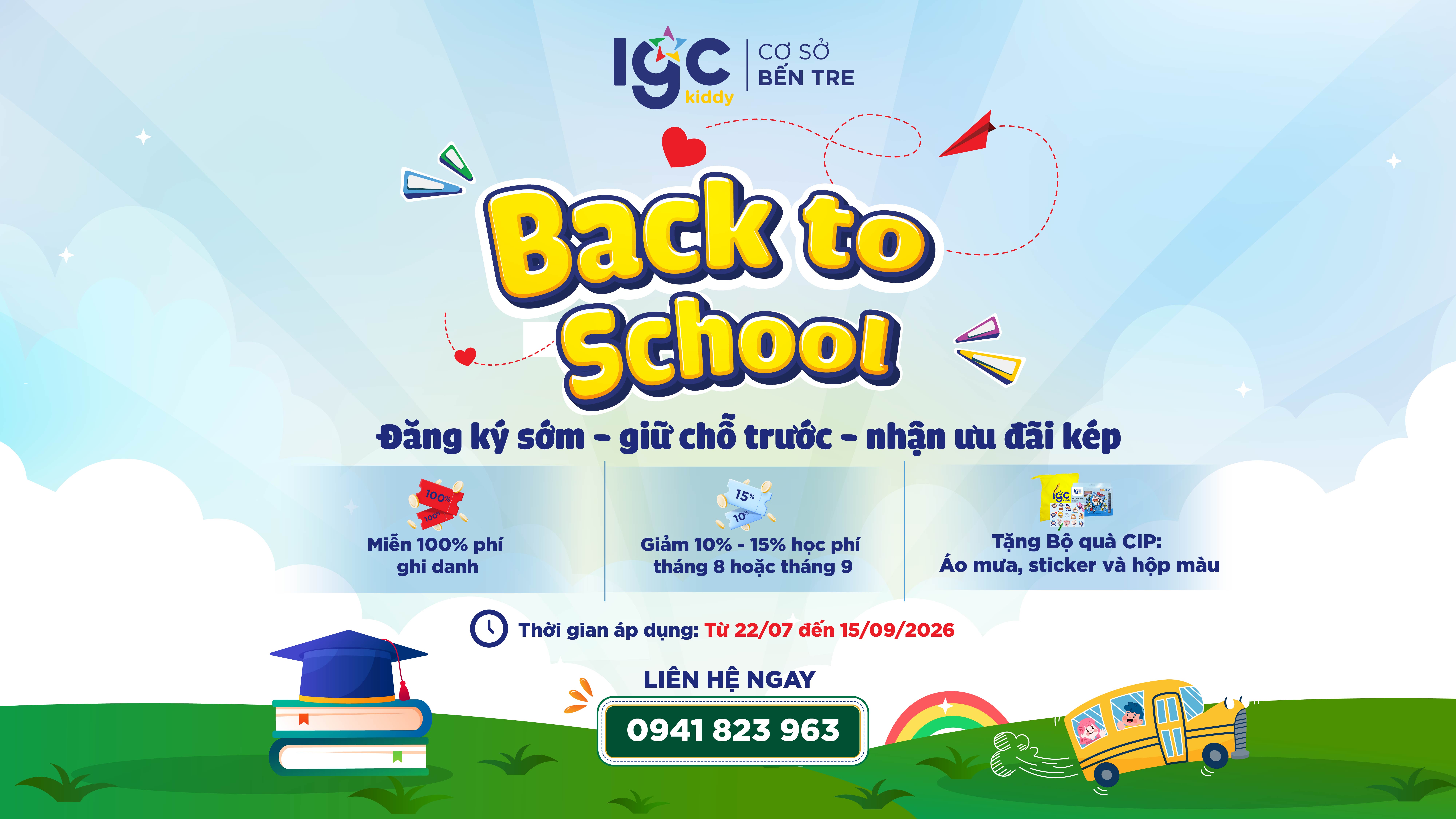 CÙNG BÉ KHÁM PHÁ NHỮNG GÓC NHỎ TẠI TRƯỜNG MẦM NON IGC BẾN TRE