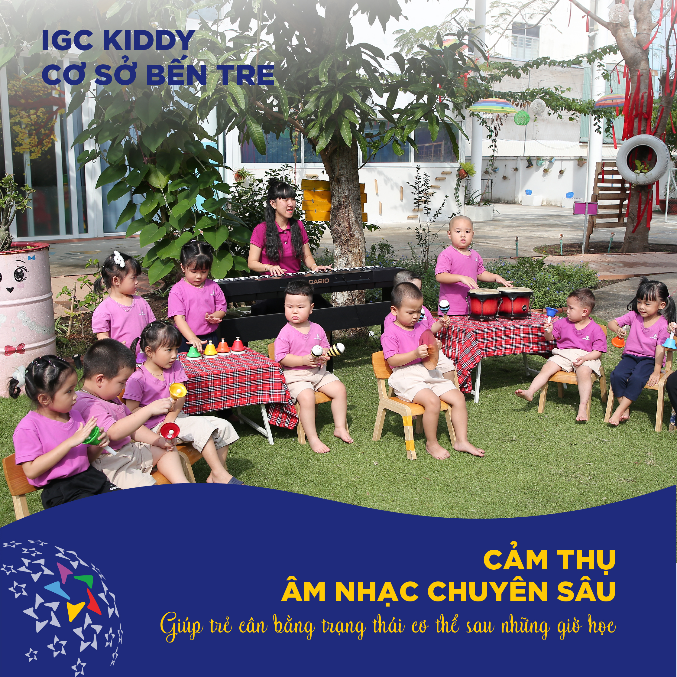 IGC KIDDY CƠ SỞ BẾN TRE - LỚP HỌC ONLINE MÙA COVID