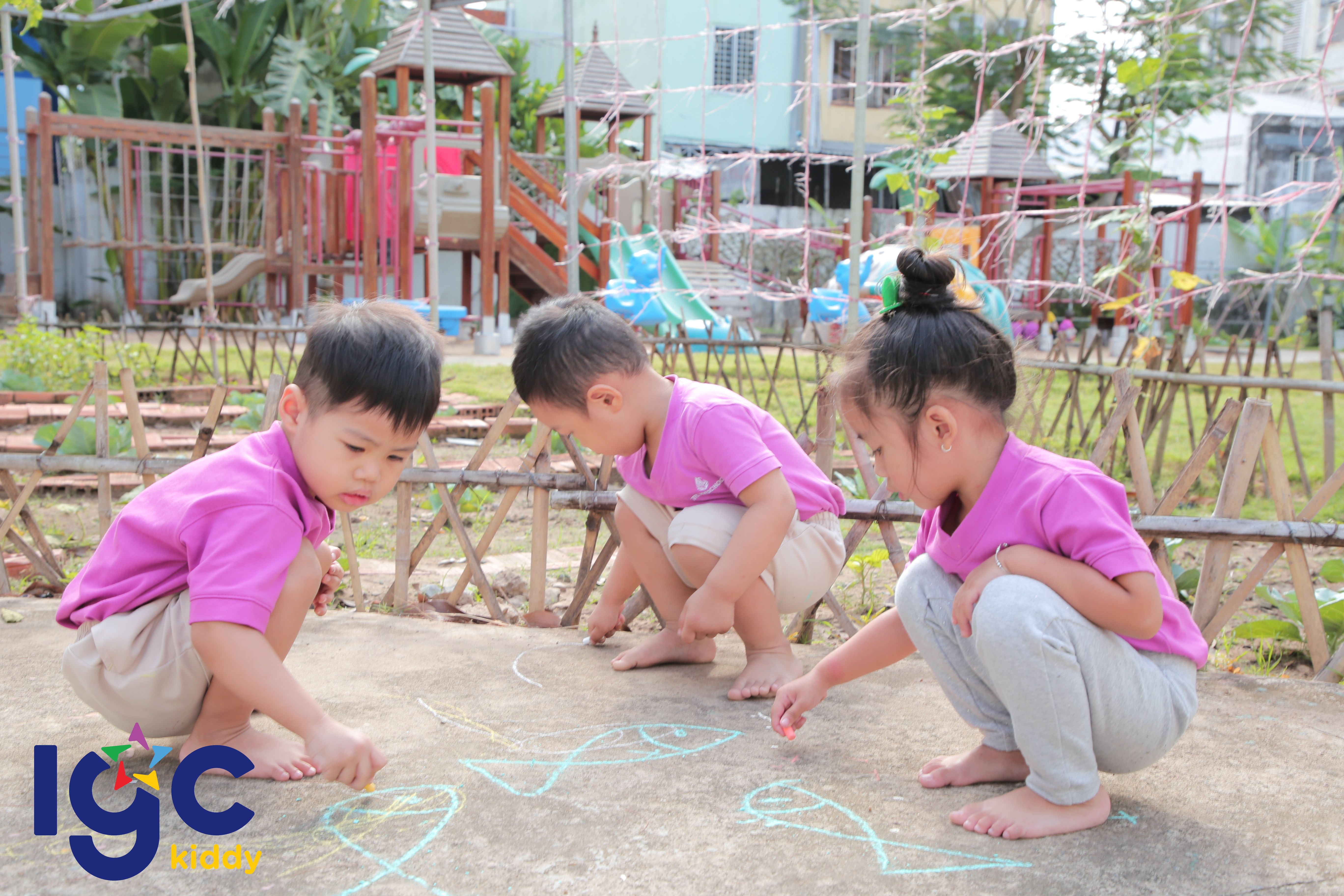 [IGC KIDDY CƠ SỞ BẾN TRE] HOẠT ĐỘNG NGOÀI TRỜI