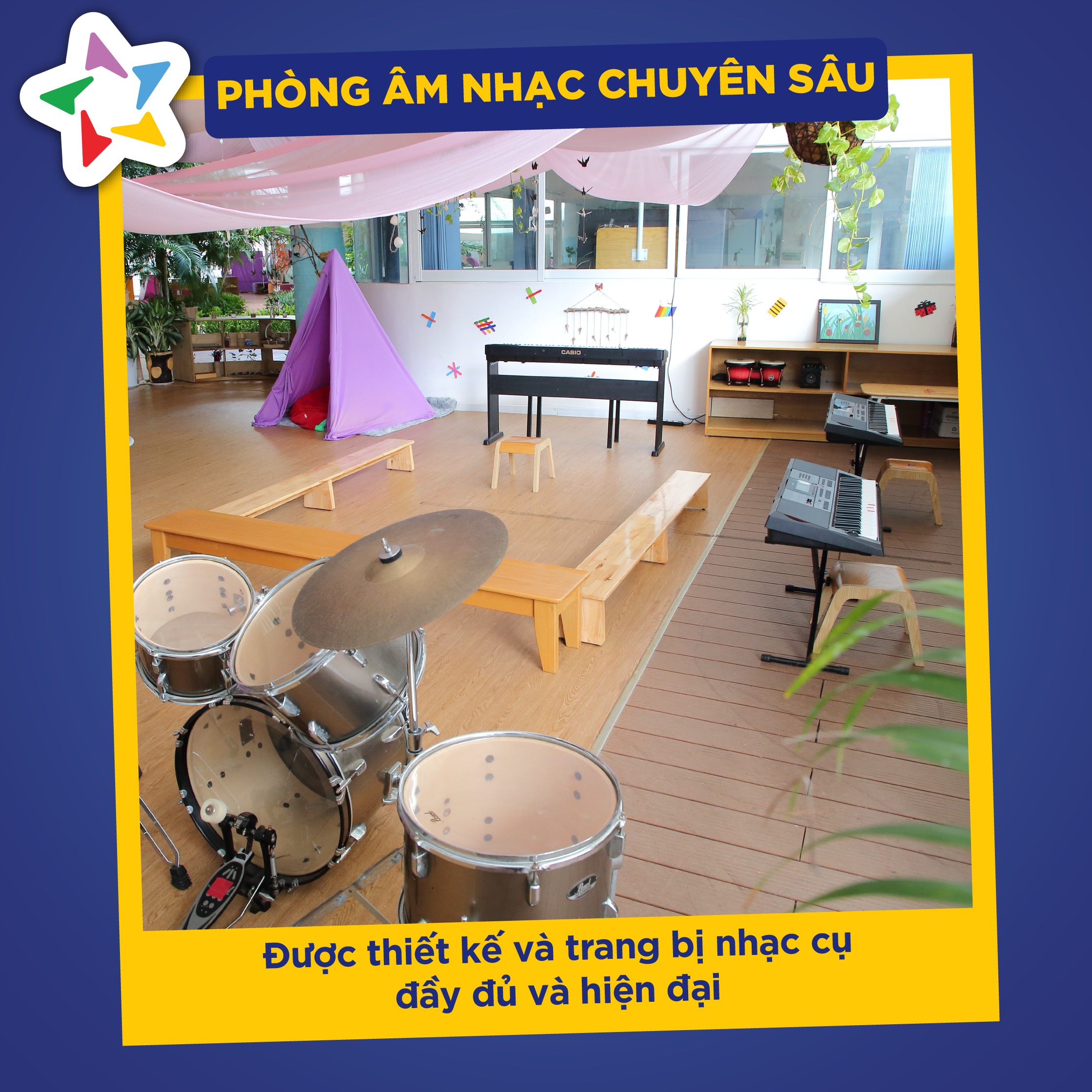 CÙNG TÌM HIỂU MÔI TRƯỜNG HỌC TẬP VỚI CƠ SỞ VẬT CHẤT HIỆN ĐẠI TẠI TRƯỜNG MẦM NON ABI BẾN TR