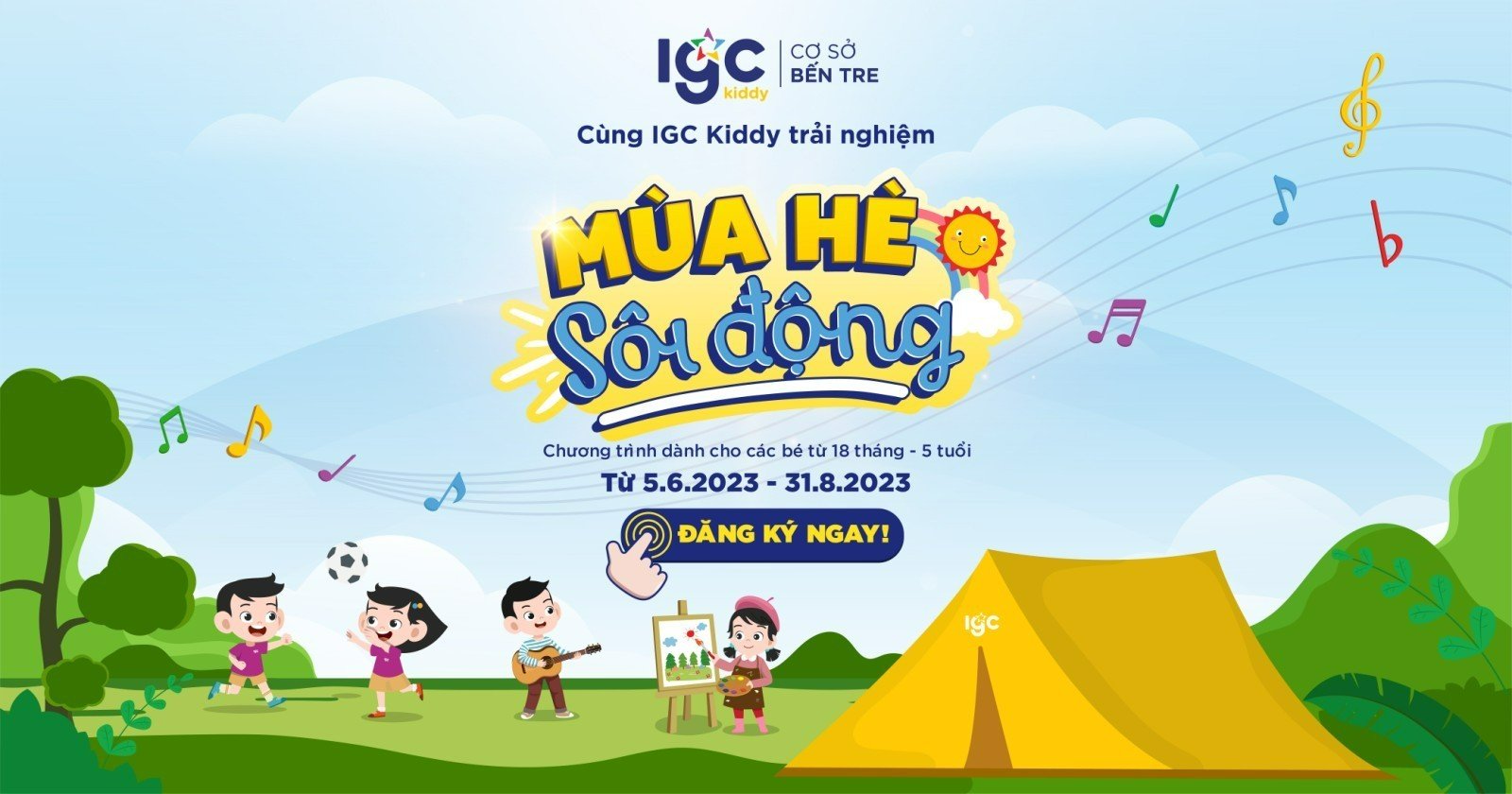 MÙA HÈ SÔI ĐỘNG TẠI IGC KIDDY ĐÃ CHÍNH THỨC KHỞI ĐỘNG!