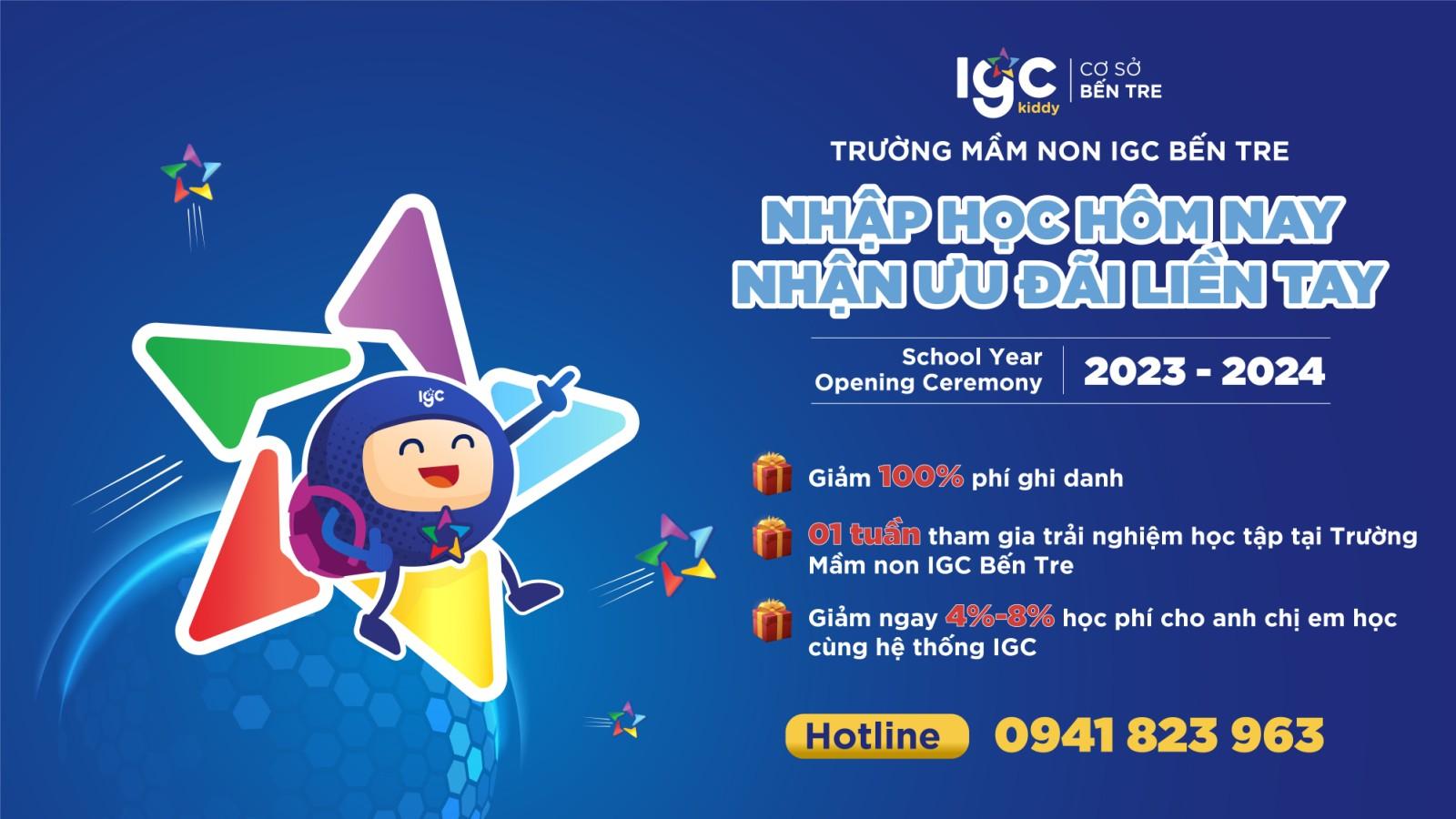 ĐĂNG KÝ NHẬP HỌC HÔM NAY – NHẬN QUÀ LIỀN TAY TẠI NGÀY HỘI BÉ ĐẾN TRƯỜNG 05.09.2023