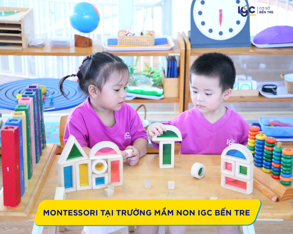 Montessori tại Trường Mầm Non IGC Bến Tre