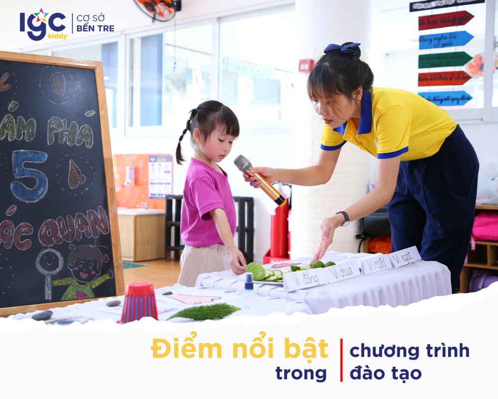 Chương trình đào tạo tại Mầm non IGC Bến Tre